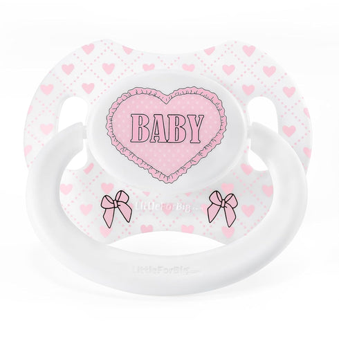 LittleForBig Bigshield Generation-II Adult Sized Printed Pacifier Blushing Baby Pattern
