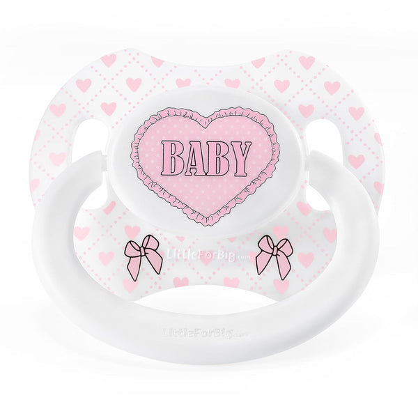 LittleForBig Bigshield Generation-II Adult Sized Printed Pacifier Blushing Baby Pattern