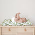 Watercolor Green Cactus Changing Pad Covers, Soft Breathable Fitted Baby Diaper Changing Table Mats 32''x16'' for Boys