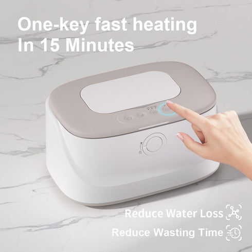 Display,3 Wipes Warmer with an Integrated Nightlight,Innovative Spring Design,Large Capacity Wipes Dispenser,Fast
