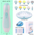 Baby Nail Trimmer Electric Nail File, Safe Nail Filer Grinder Kit for Newborns, with LED Light and 10 Grinding Heads