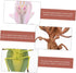 TOYANDONA Desktop Decor - 3pcs Plastic Playes Realistic Simulation Model Small Mantis Decoration