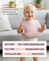 Tiny Marvels Silicone Bibs for Babies with Food Catcher Pocket, Adjustable Waterproof Feeding Bib for Infants