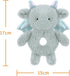 Apricot Lamb Baby Dragon Dinosaur Soft Rattle Toy: Plush Stuffed Animal for Newborn (Dragon, 6 Inches)