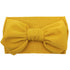 KIDOCHEESE Oversized Bows Baby Girl Headbands with Nylon Elastics, Large Hair Wraps for Newborns and Toddlers
