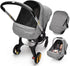 Youpinby Baby Car Seat Cover, Extra Large Mesh Window, Breathable Fabric, Infant Windproof