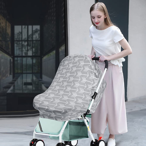 Yoofoss Nursing Cover Breastfeeding Scarf - Baby Car Seat Covers, Infant Stroller Cover, Carseat Canopy for Girls