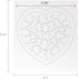 Hygloss Products Compoz-A-Puzzle - Heart Shape - Fun Activity - 36 Puzzle Pieces, 6 Puzzles