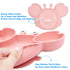 Silicone Suction Plate for Toddlers - Self Feeding Divided Dish and Bowl for Baby, Fits Most Highchair Trays, BPA Free