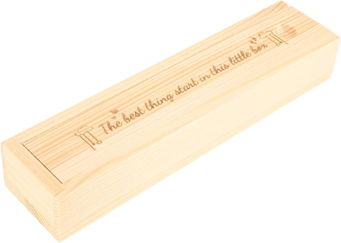 Homoyoyo Pregnancy Test Keepsake Box Natural Announcement Storage Case for Cherished Memories