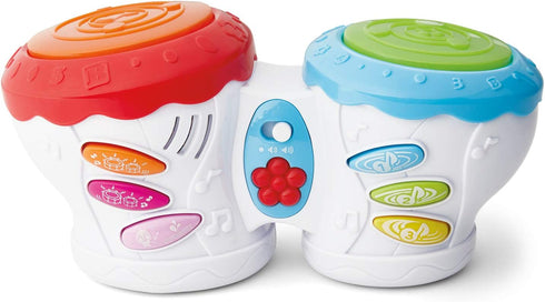 Kidoozie Flashbeat Drums - Developmental Activity Toy for Toddlers Ages 18 Months and Older