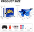 F-22 2.4 6-axis Blue RC Plane for Kids Upgrade Raptor Fighter RC Airplane Remote Control Airplane Toys GHZ Smart Gyro