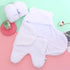 2 Pack Sherpa Baby Swaddle Blanket, Aquamarine and White