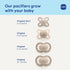 Pack 3 0-6 4 Count (Pack 1) MAM Variety Baby Pacifier, Includes Types of Pacifiers, Nipple Shape is Developed