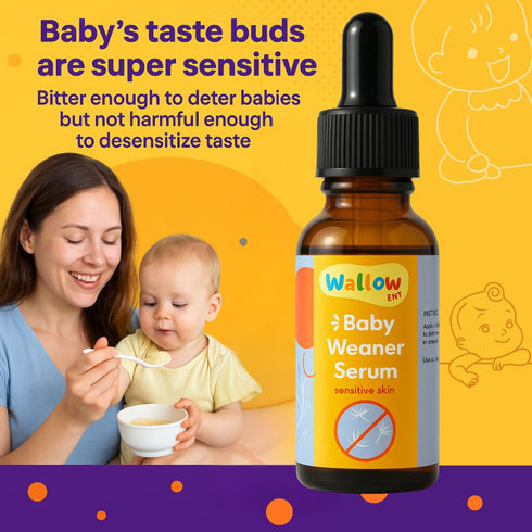5X |100% Stop Breastfeeding with Bitter Weaning Stopper | Faster Weaning Natural Serum | Baby Safe Safe & Gentle