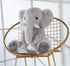 19.6inch MorisMos Large Elephant Stuffed Animal, Soft Stuffed Elephant Plush Companion Gifts for Girls Boys, Gray