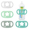 4 Pack Baby Bottle Handles, Silicone Bottle Handles for Dr Brown Wide-Neck