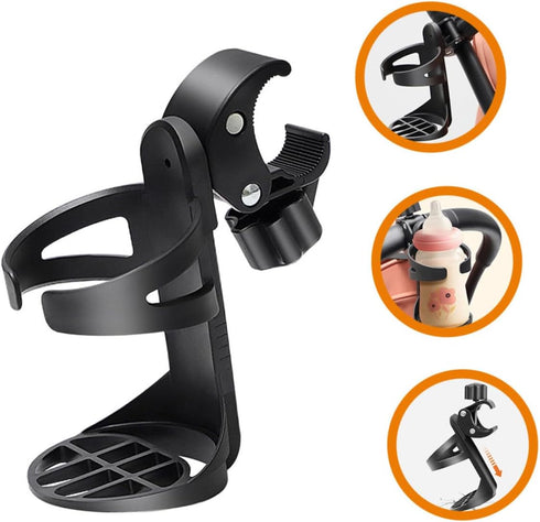 Versatile Wheelchair Cup Holder - Fits Strollers, Walkers, and More