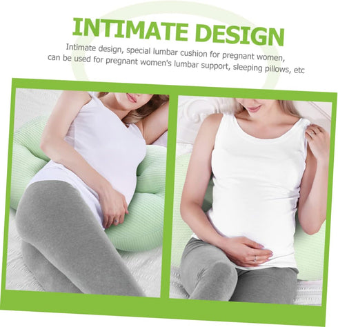 IMIKEYA U-Shaped Pillow Body Side Sleeping Maternity Pillows Stomach Pregnant Pillows Pregnancy Pillows Haves Women