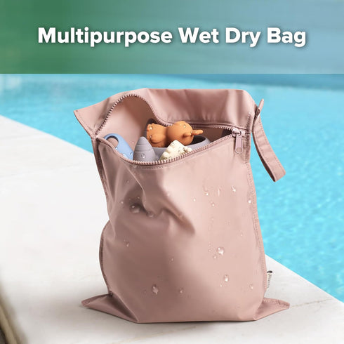 1pc haakaa Waterproof Wet Bags for Baby, Wet Dry Bags for Diaper Bag, Travel, Swimsuit, Beach, Pool, Pump Parts
