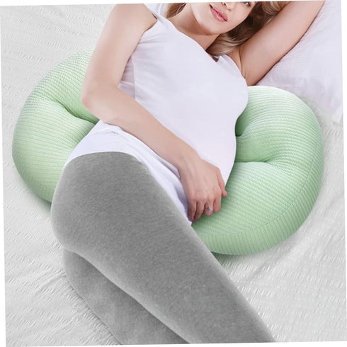 U-Shaped Pregnancy Pillow Waist Support Multi-Functional Maternity Pillow for Pregnant Women Abdominal Cushion
