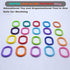 Baby Toys Links-to-Go - Car Seat and Hanging Stroller Ring Toy, Larger Connecting Ring Travel Accessory Set
