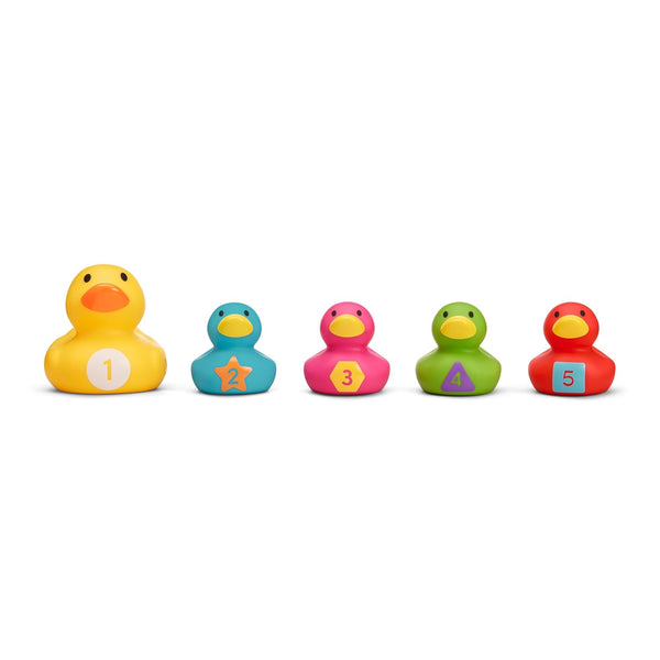 Munchkin Count & Quack Duckies Bath Toys for Toddlers and Babies, Watertight