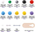 Swpeet 125 Pcs Molecular Model Kit for Inorganic & Organic Science Toys for Students 16+