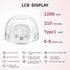 12 3 1200mAh Noise,21/24/27mm Painless,2 Pack Wearable Hands Free Levels Modes Electric with Battery,Leak-Proof