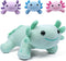 DYBFONO Axolotl Plush Toy, 10.8 Soft Cute Axolotl Stuffed Cotton Plush Pillow Kawaii