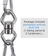 BeneLabel Swing Swivel with 2 Carabiners, 770LB Capacity, Safest Rotational Device for Aerial Silks