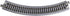 Kato 216mm (8 9/16") 45-Degree (4-Piece) USA Model Train Products Unitrack, Radius Curve Track