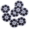 HAKIDZEL 8pcs Bath Temperature Stickers Water Temperature Gauge for Tub LCD Color Changing