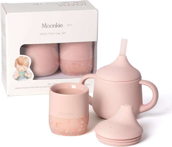 Moonkie Baby Training Cup & Sippy Cup Set | 4 Months+ |