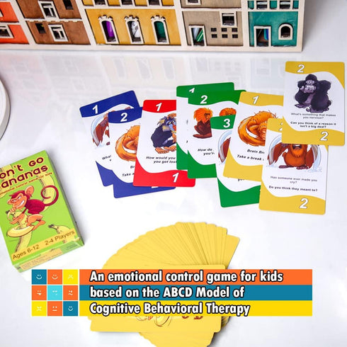 da Vinci's Room Don't Go Bananas - A CBT Therapy Game for Kids to Work on Controlling Strong Emotions - Counseling