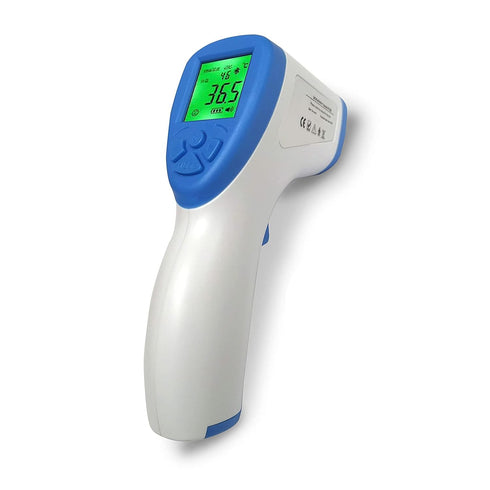 Sipa Non-Contact Rapid Response Infrared Digital Forehead Thermometer for Adults, Kids, Baby, Accurate Instant Readings with 3 in 1 Digital LCD Display for Face, Ear, Body