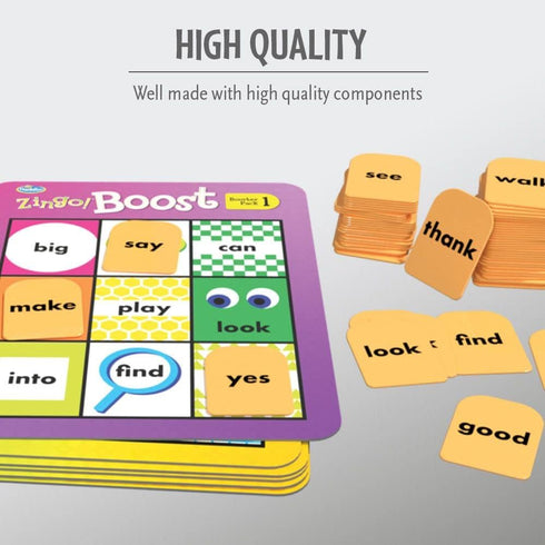 Think Fun Zingo! Sight Words Boost - Engaging Brain Game for Kids Aged 4 and Up, Expansion Pack