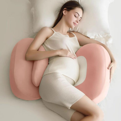 HUHJYUGE Pregnancy Pillow for Sleeping, Maternity Pillow for Pregnant Women, Side Sleeping Cushion for Belly, Back