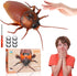 Induction Cockroach Toy for Kids, Smart Sensing Realistic Giant Cockroach Model, Automatic Moving Interactive Fake