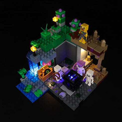 Kyglaring LED Lighting Kit for Lego Minecraft The Skeleton Dungeon 21189 Building Set (No Model Included)
