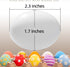 24 2 Dozen CALPALMY Pieces Hyper-Realistic White Wooden Eggs - Fake Easter Eggs for Painting, Decorating, Crafting
