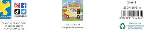 Ceaco Food Trucks Hot Dog Truck II - 500 Piece Jigsaw Puzzle for Food Lovers