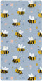 miaozhen Cotton Baby Crib Sheets for Boys Girls Soft Stretchy Funny Shores Bees
