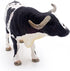 Gemini&Genius Longhorn Cow Action Figure, Hand Painted 6 Inches, Realistic Farm Animal Toy for Children