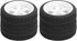 4Pcs 65mm RC Non-Slip Rubber Tires, Series Hub with Sponge Lining for WPL D12 1/10 Wheel Upgrade Accessories