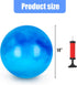 FUTUREPLUSX Large Bouncing Balls, 14inch Marbleized Bouncy Balls 2PCS with Hand Air Pump for Beach Game Fun.
