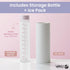 15 Pack, 9oz (270ml) Portable Breast Milk Cooler Keeps Milk Cold Up to Hours, Triple-Wall Vacuum Insulated Stainless