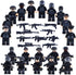 Toysvill SWAT Military Police Building Block Set for Kids | SUV + Soldiers Minifigures (22 PCS)