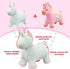18 2 3 4 5 6 Bouncy Horse Unicorn Toys, Inflatable Bouncing Animal Hopping Toys, Outdoor Indoor Ride on Bouncer, Boys