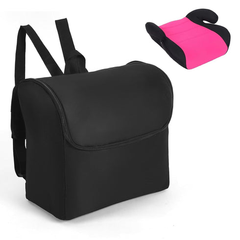 Dansydaisy Padded Backless Booster Car Seat Travel Bag for Airplane Durable Car Seat
